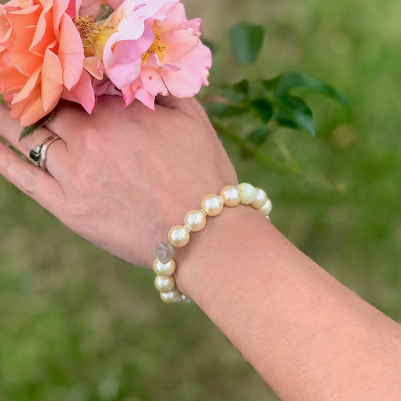 Pearl bracelet bridesmaid gift hotsell